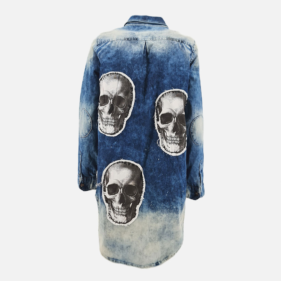 Miniatura: Limited Edition - Camicia Dipinta - Denim  ♥