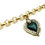 Thumbnail: Mupaji - Bracciale catena piccola cuore sacro - Oro ♥