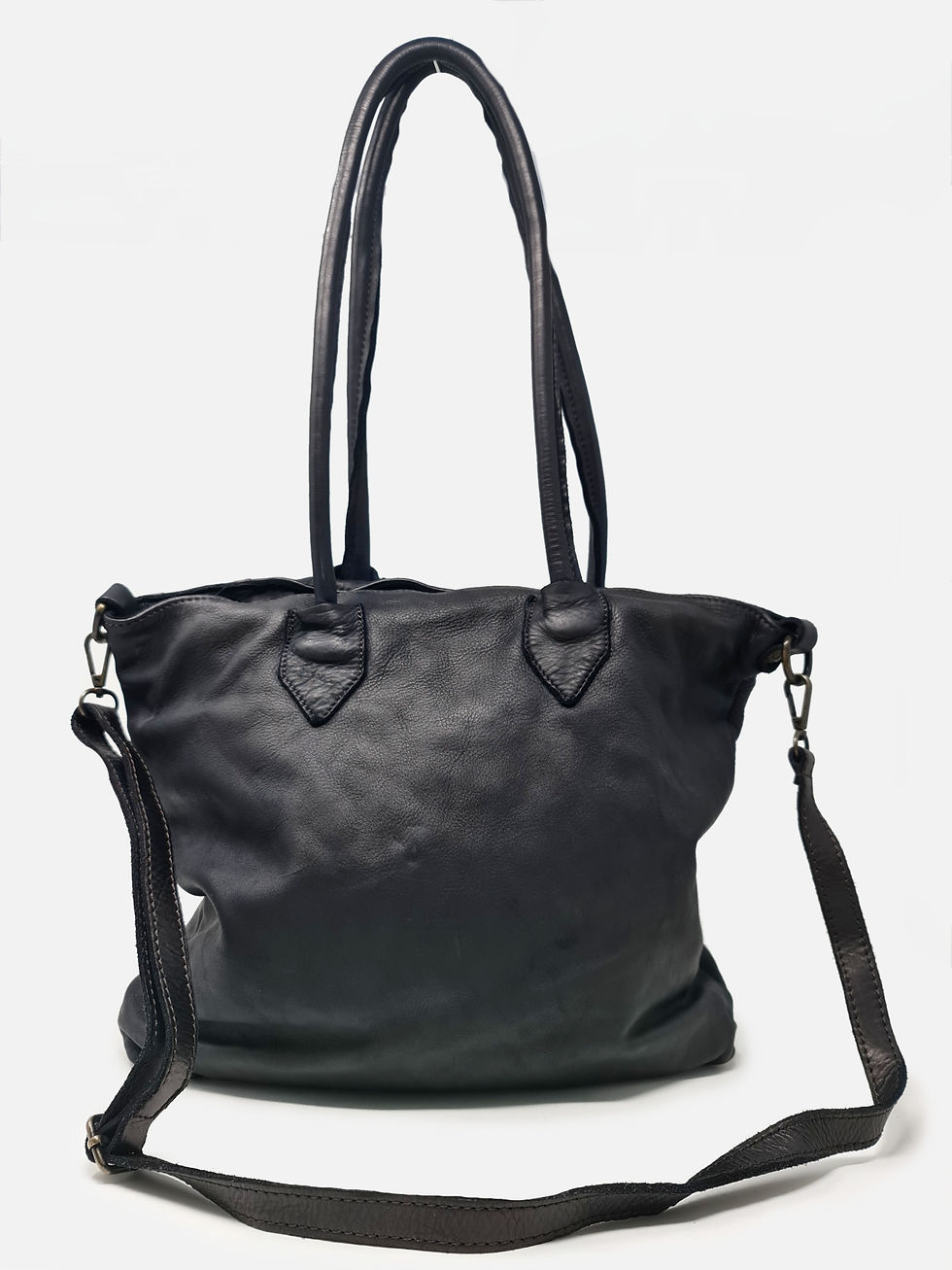 Thumbnail: Borsa in pelle - Nero