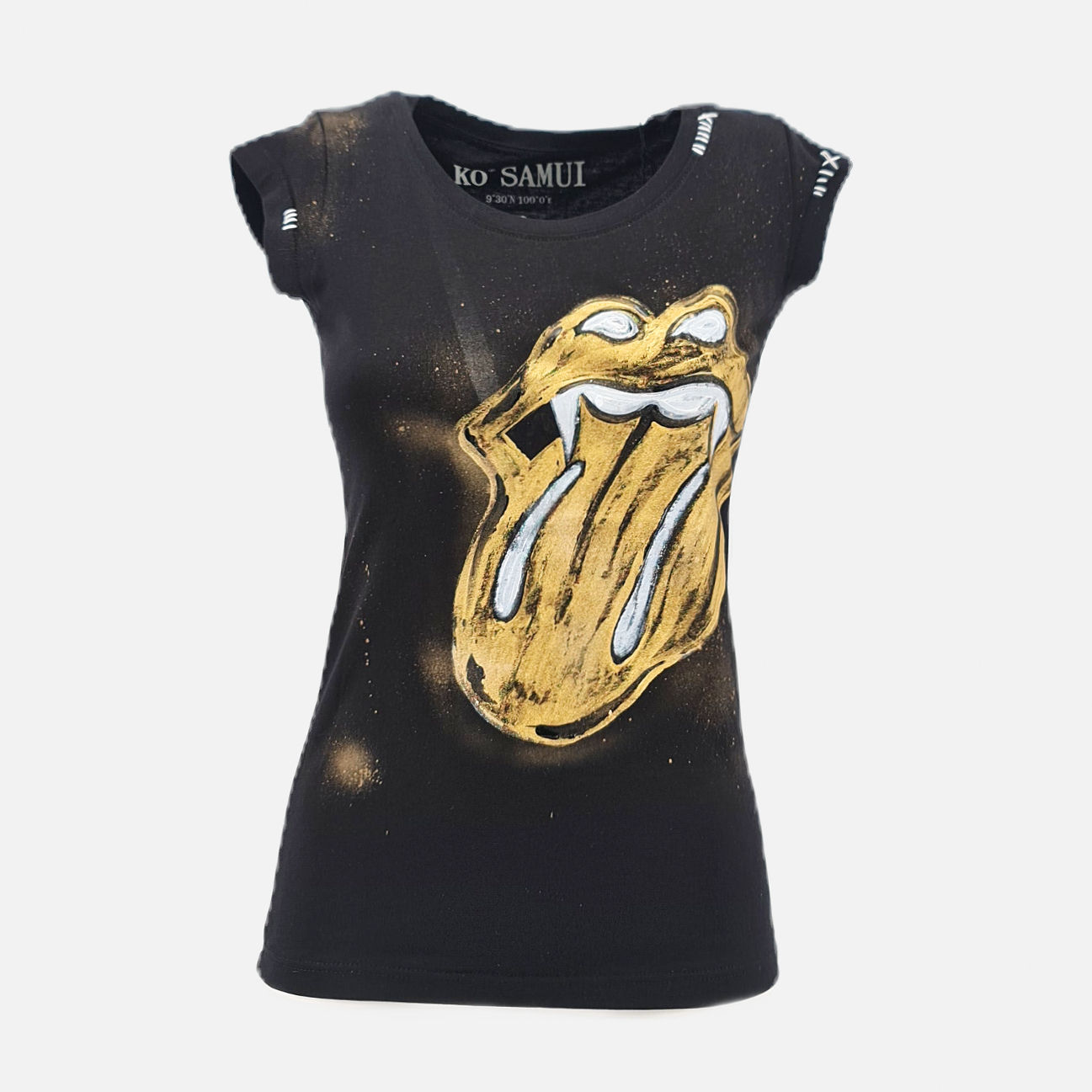 Limited Edition - T-shirt Dipinta  - Nero ♥