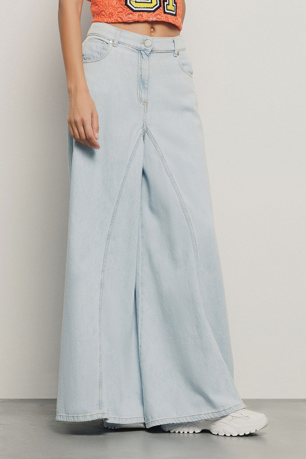 Miniatura: Gaëlle Paris - Jeans Palazzo Maxi - Denim