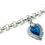 Miniatura: Mupaji - Bracciale catena piccola cuore sacro fluo - Argento ♥