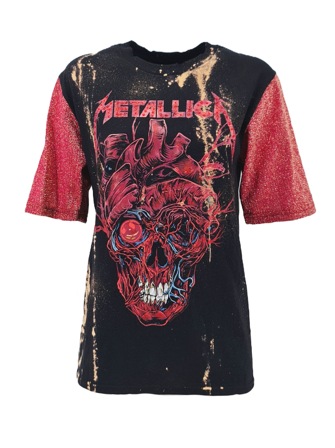 Limited Edition T-shirt dipinta - Metallica - Nero ♥