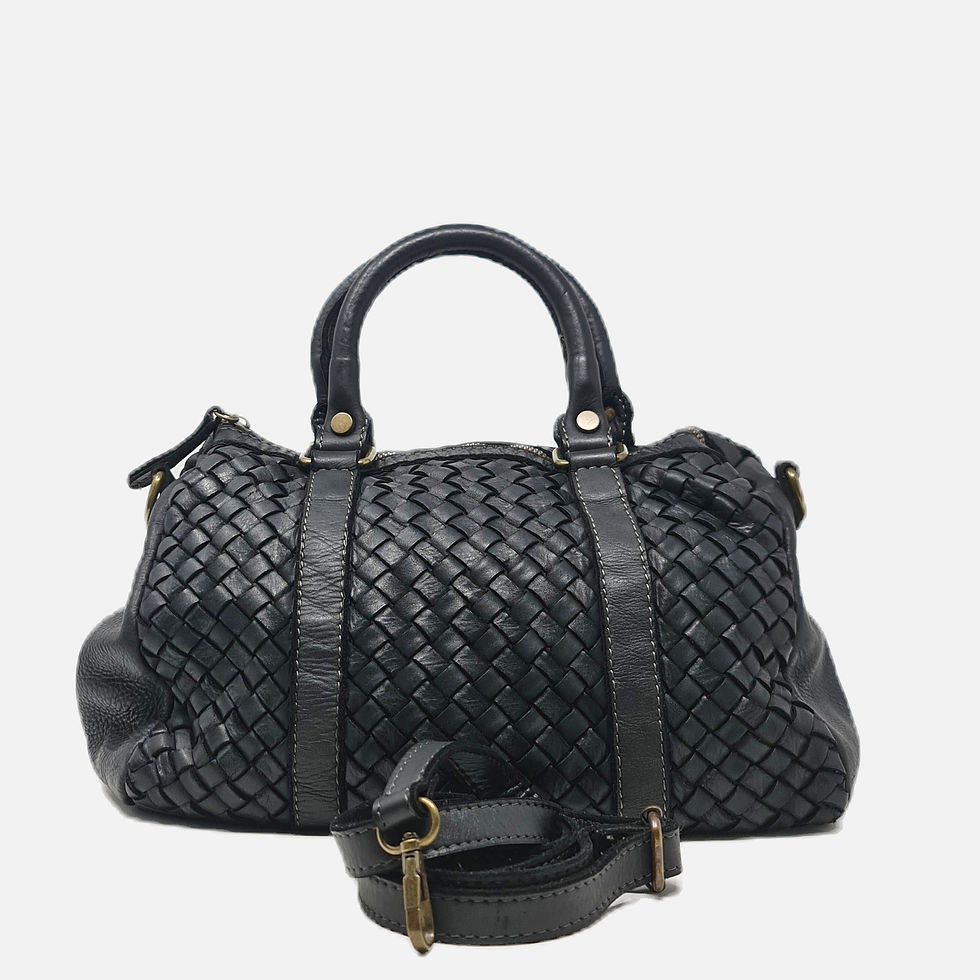 Miniatura: Borsa in pelle - Nero ♥