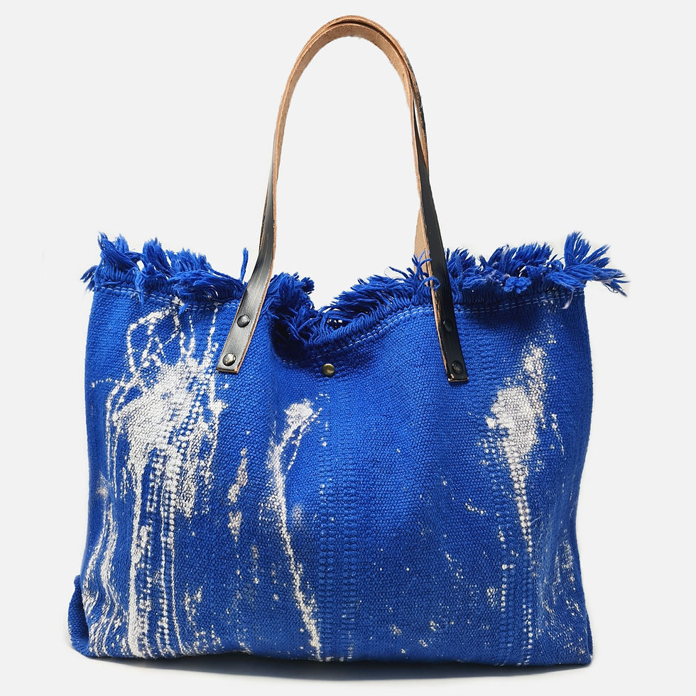 Miniatura: Limited Edition - Borsa dipinta - Blu ♥