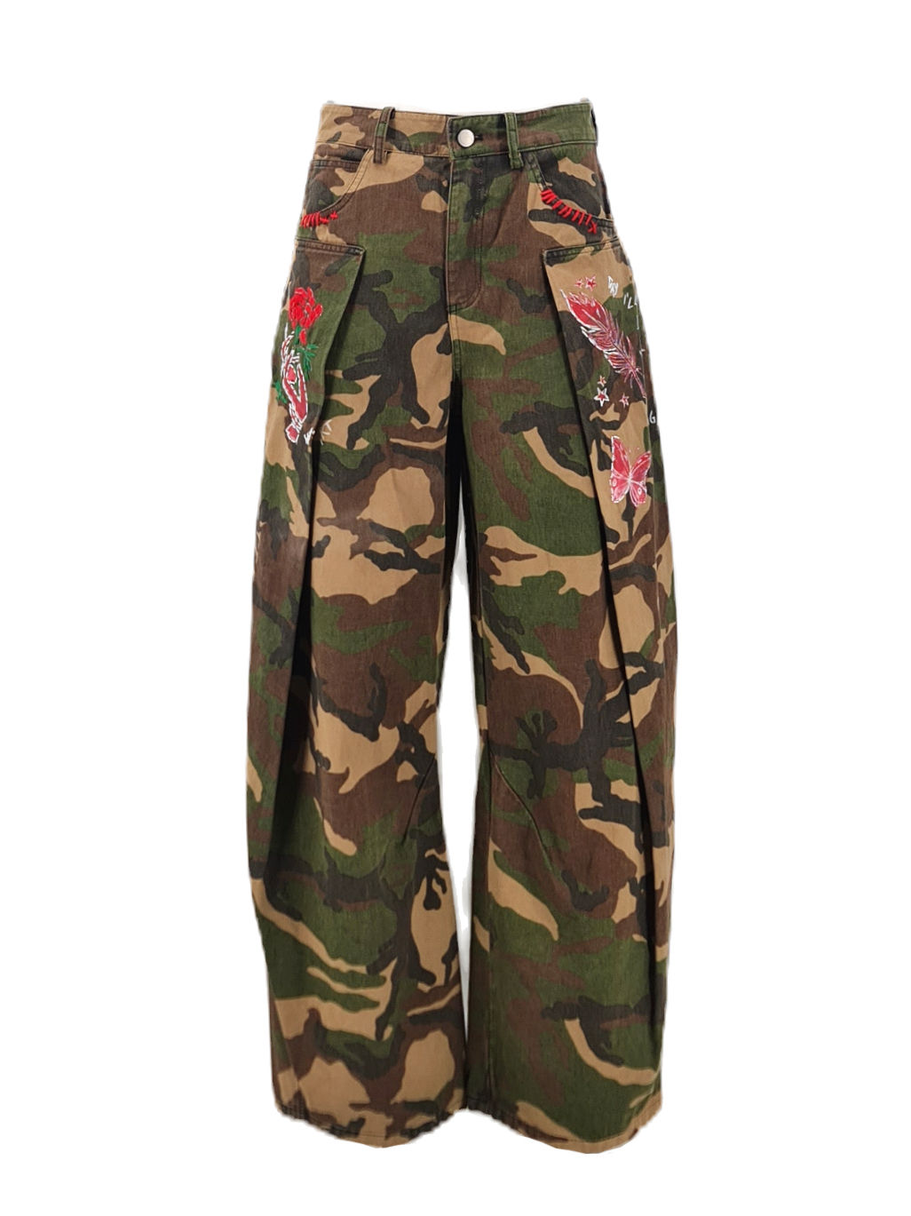 Limited Edition - Pantalone Dipinto - Mimetico ♥