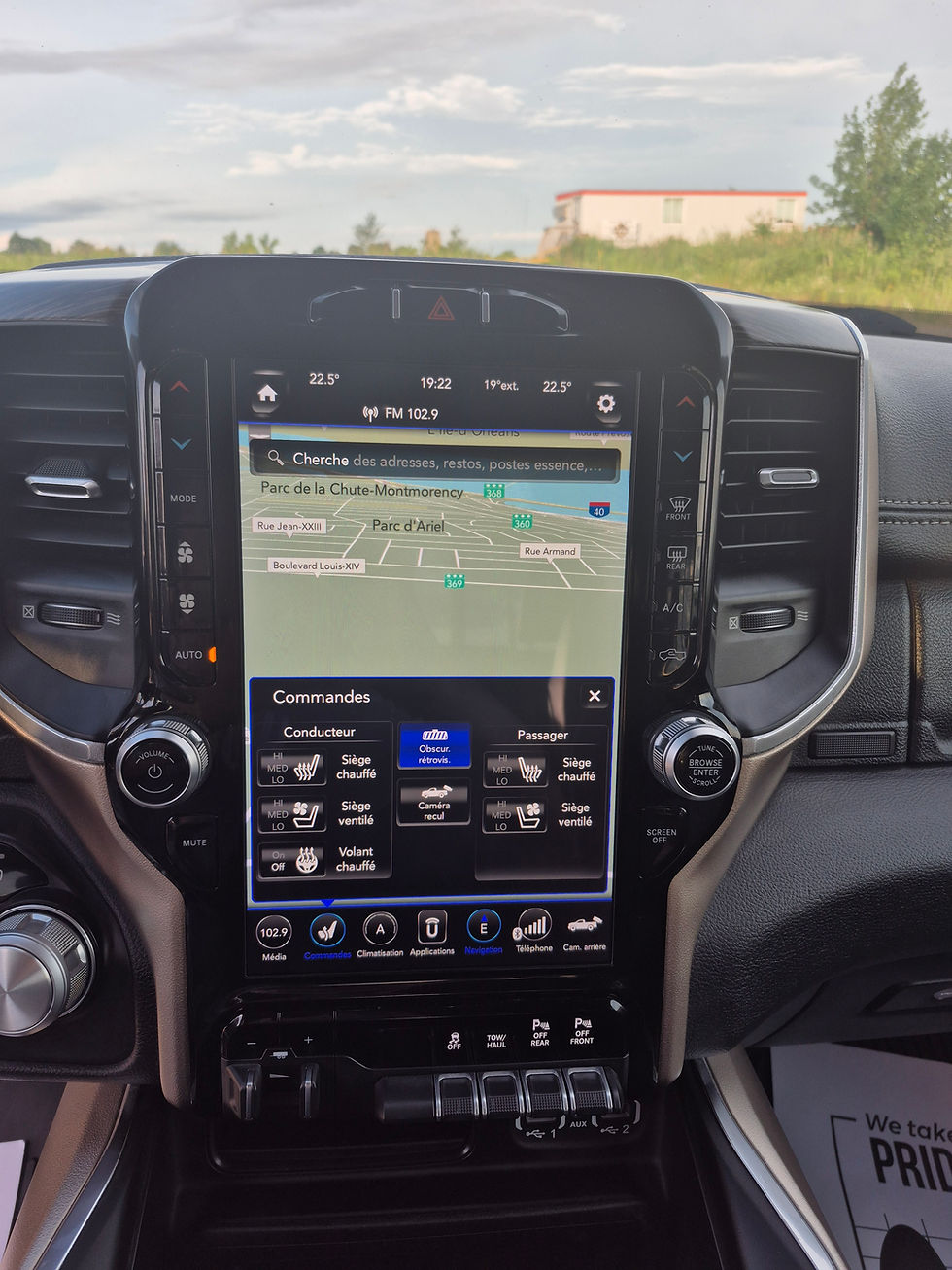 Miniature : RAM 1500 Laramie 2020 écran tactile GPS