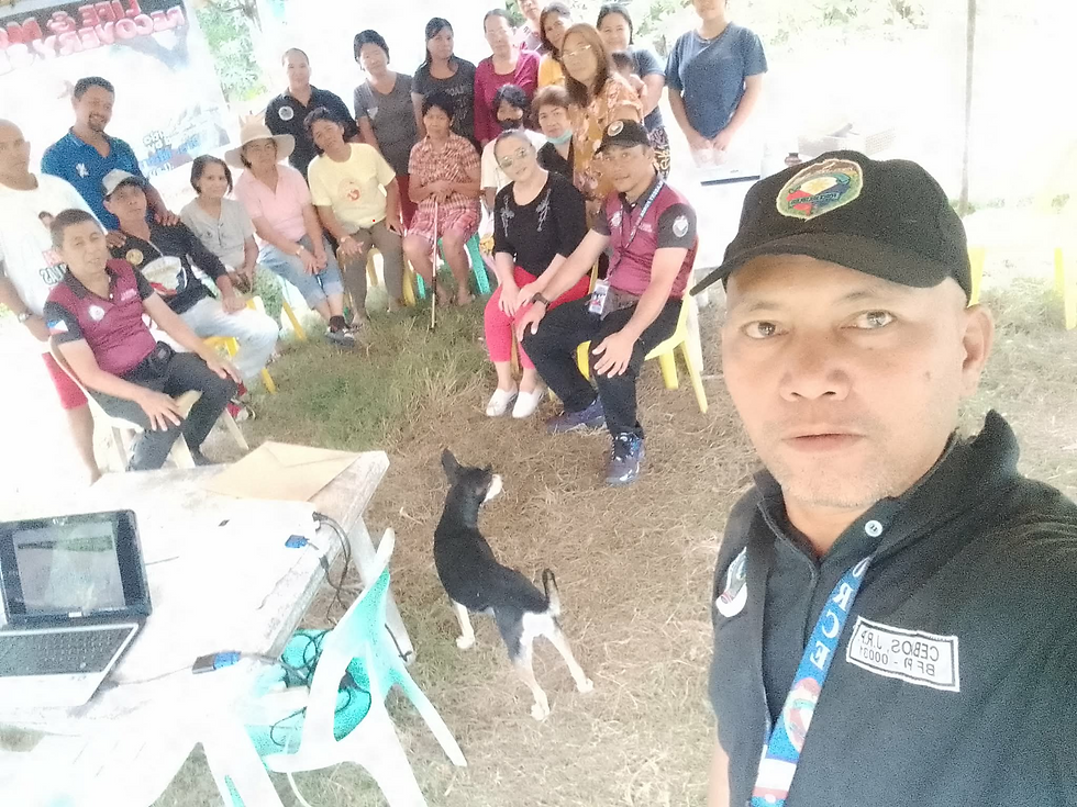 BF John Ryan Ceballos with a group of participants at the background