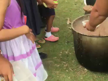 Nothing Beats the Happy Feeling, of School Children Feeding!