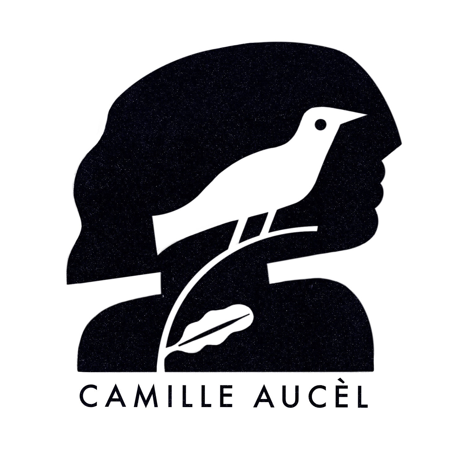 Ex-Libris semi-personnalisé "Dans ma tête il y a un oiseau"