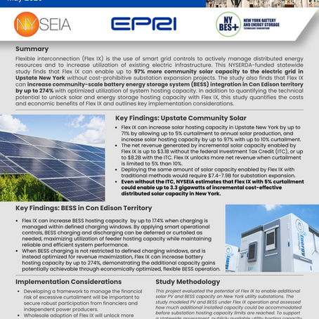 Flexible Interconnection in New York State: Technical Potential, Cost-Benefit Analysis and Policy Implementation Considerations