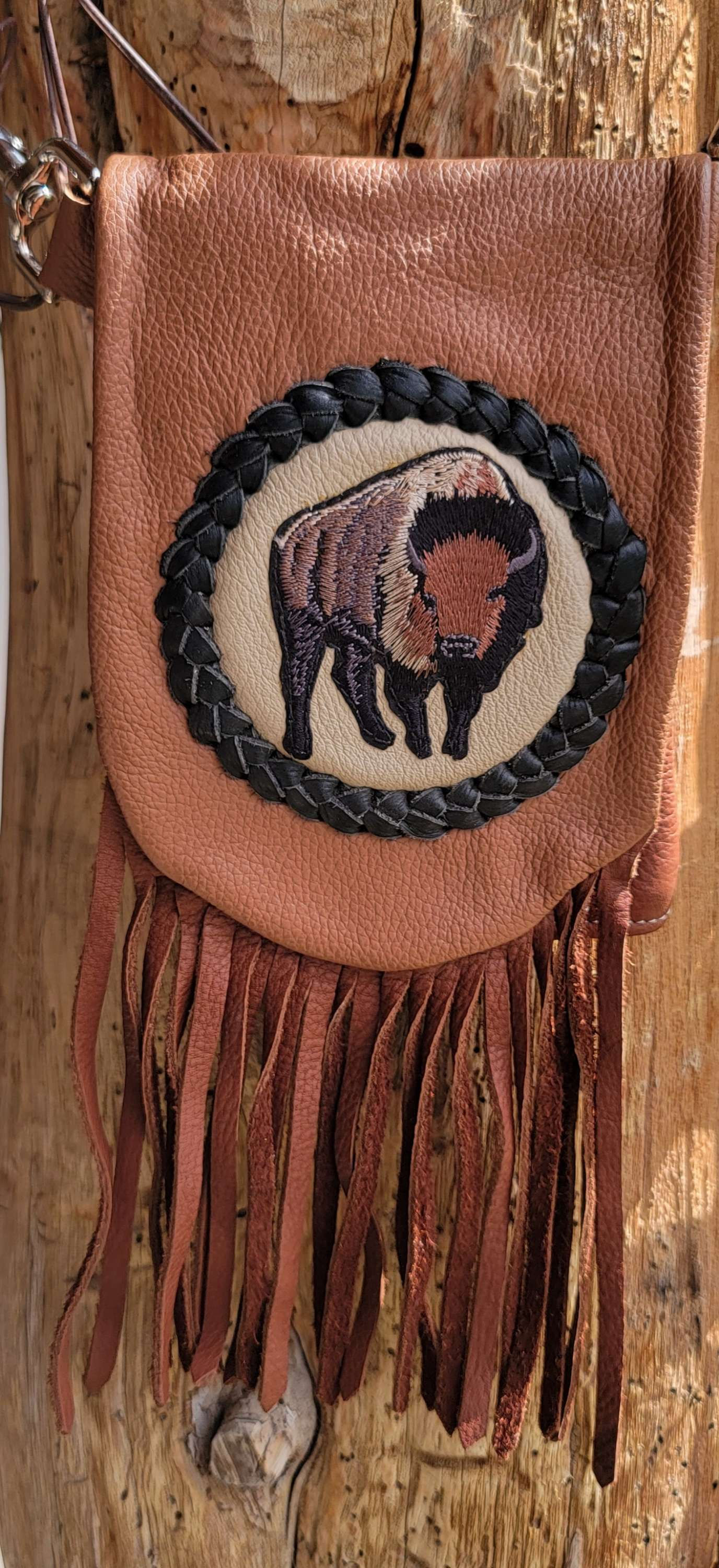 Buffalo cell phone holder