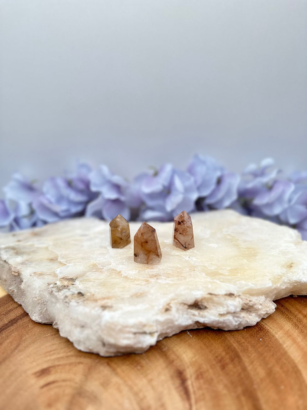 Miniatura: Golden Rutilated Quartz Points: Amplify Energy and Manifestation
