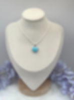 Thumbnail: Ocean's Heart: Larimar Healing Stone Pendant Necklace Collection