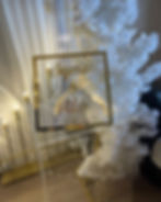 Seyma & Alper wedding plaque on display in GALERİ