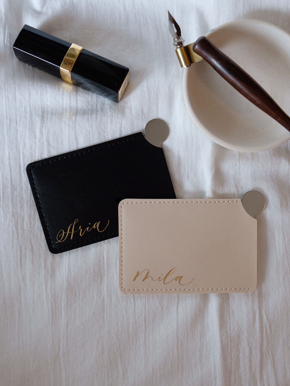 Thumbnail: calligraphy on PU leather case