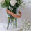 Thumbnail: glass vase with leather handle