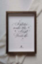 Thumbnail: "Sisters make the best friends" framed calligraphy art print