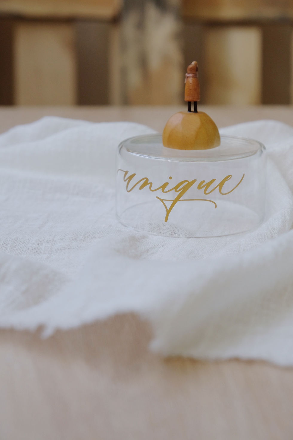 Thumbnail: mini glass display dish