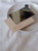 Thumbnail: top: engraving on mirror | bottom: calligraphy on PU leather case
