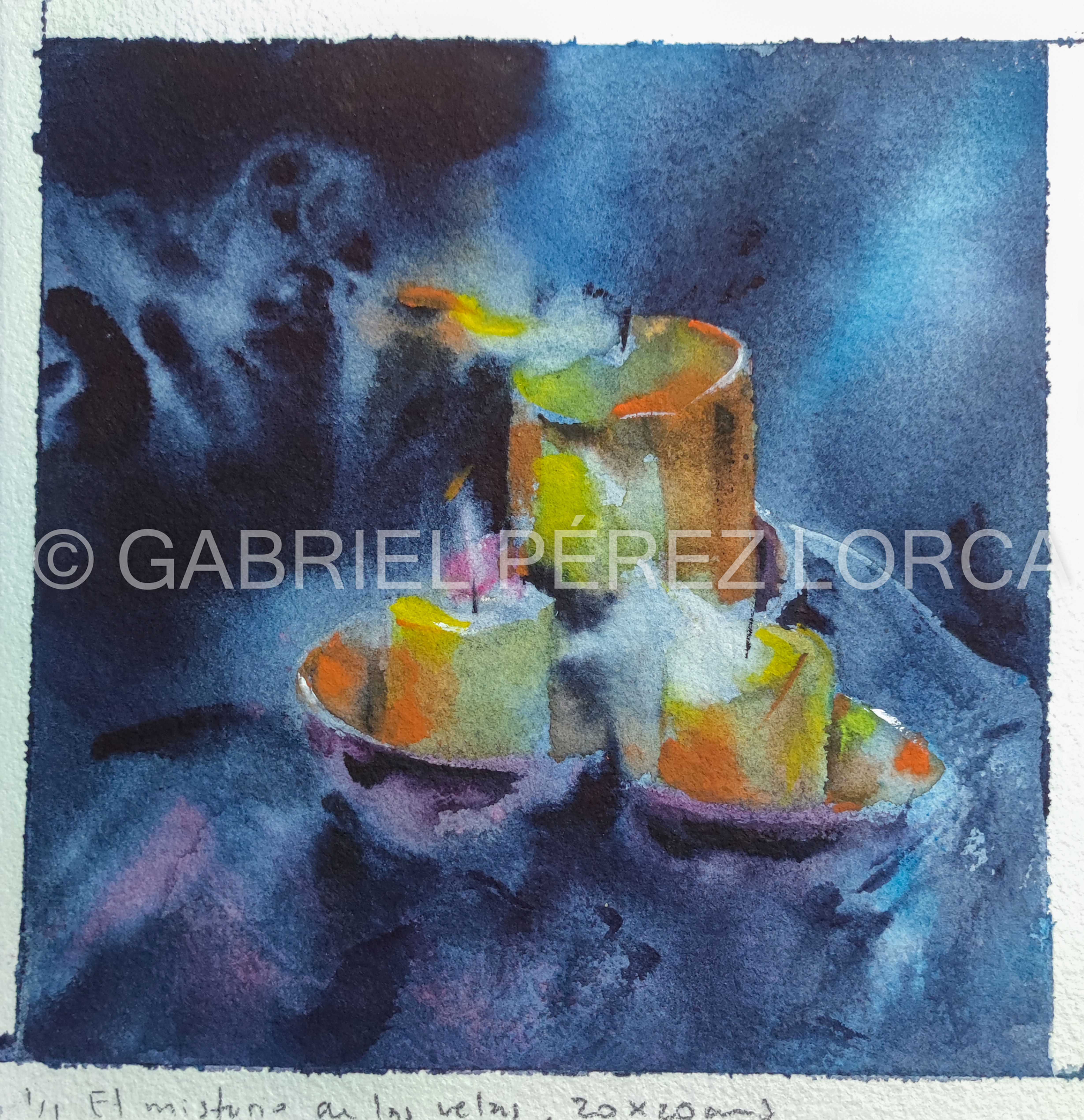 El misterio de las velas 20x20cms