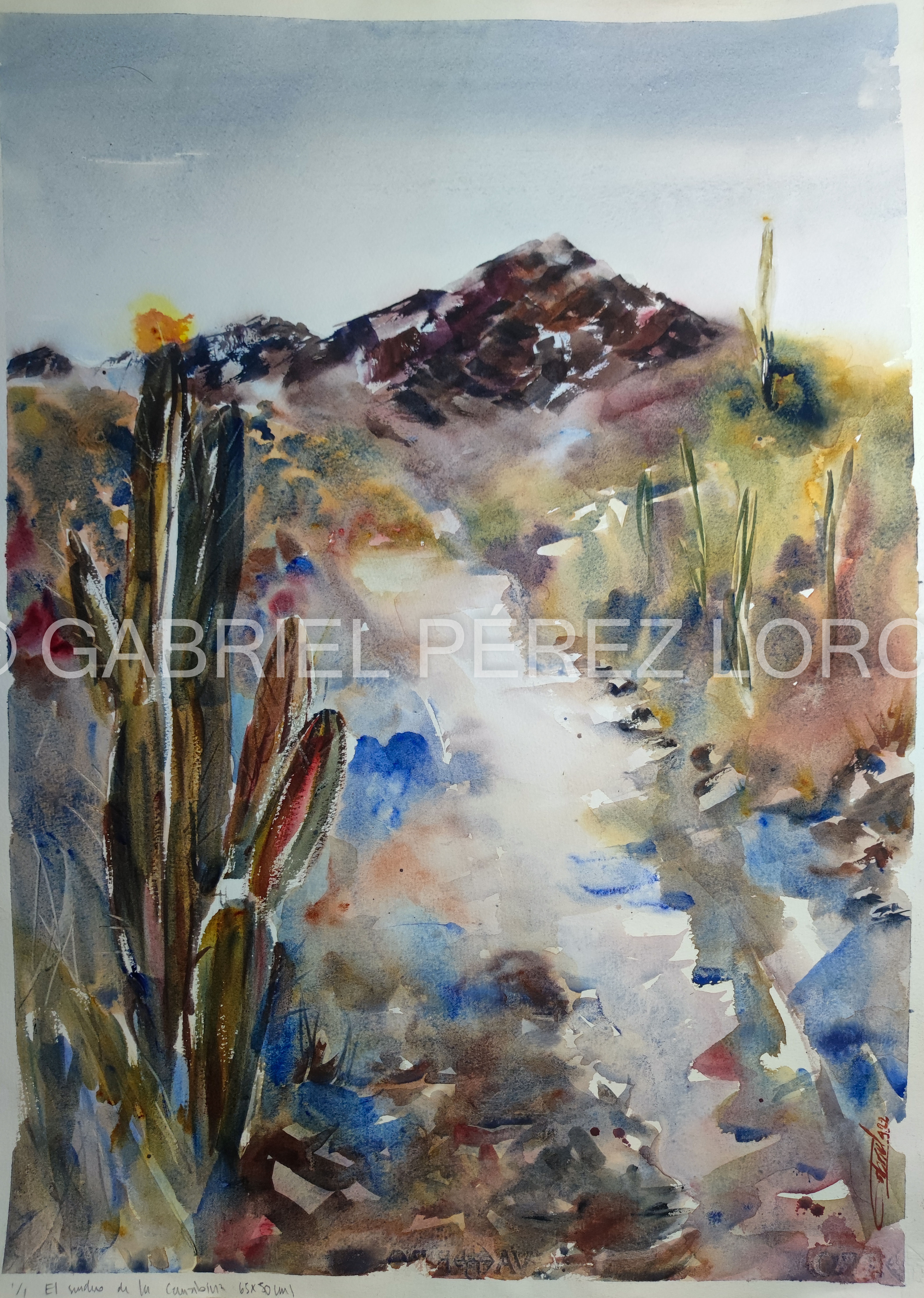 El sendero de la canabina 65x50cms