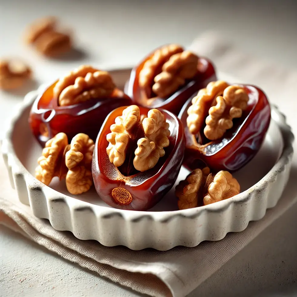 Gefüllte Datteln mit Walnüssen