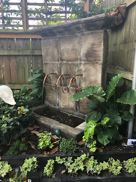 Small Rustic Wall Fountain