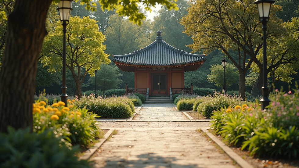 Wide angle view of a picturesque outdoor location perfect for photography