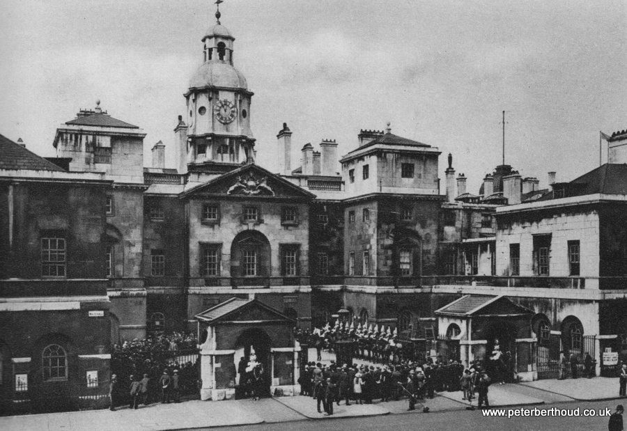 The Changing of the Guard at Horse Guard's, circa 1926