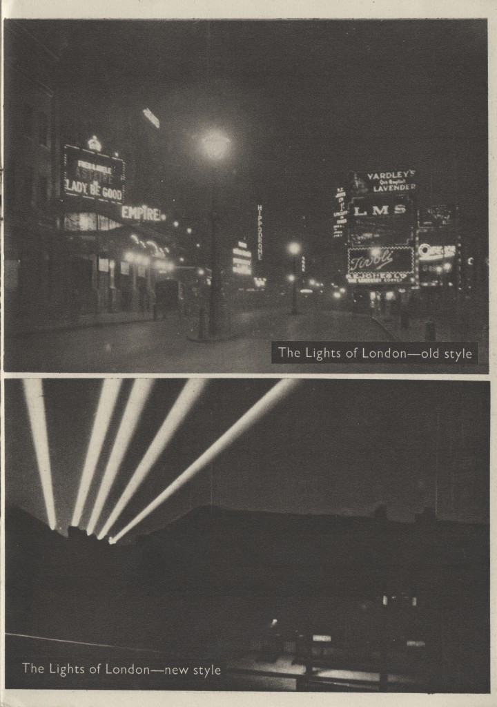 The Lights of London – old and new style