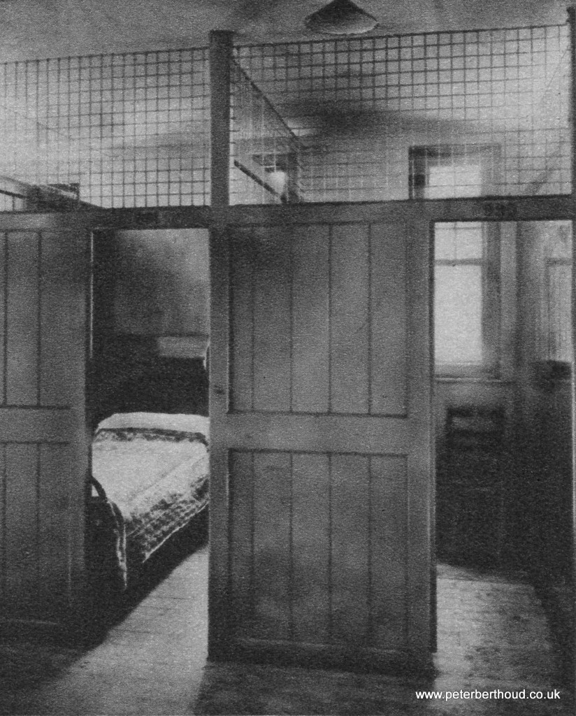 A private cubicle in one of the Rowton Houses, mid 1930s.