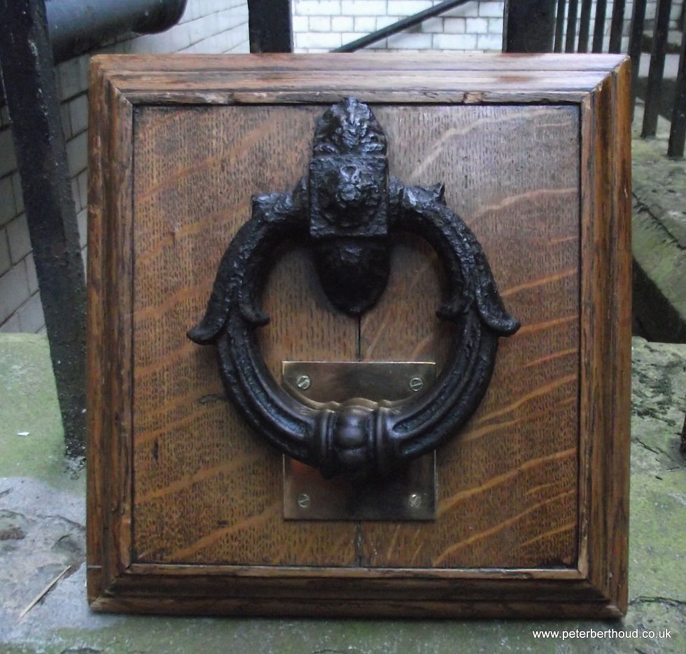 "As black as Newgate's knocker" - The door knocker from the last Newgate Prison