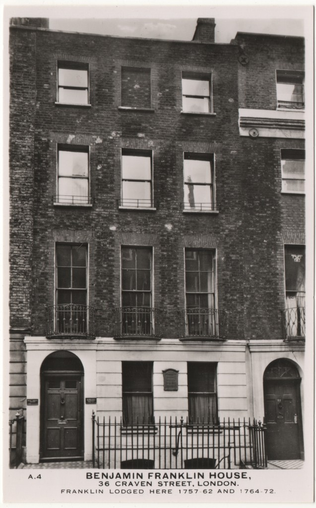 Benjamin Franklin House, 36 Craven Street, London