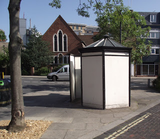Gents loo at the junction of Regency Place and Horseferry Road