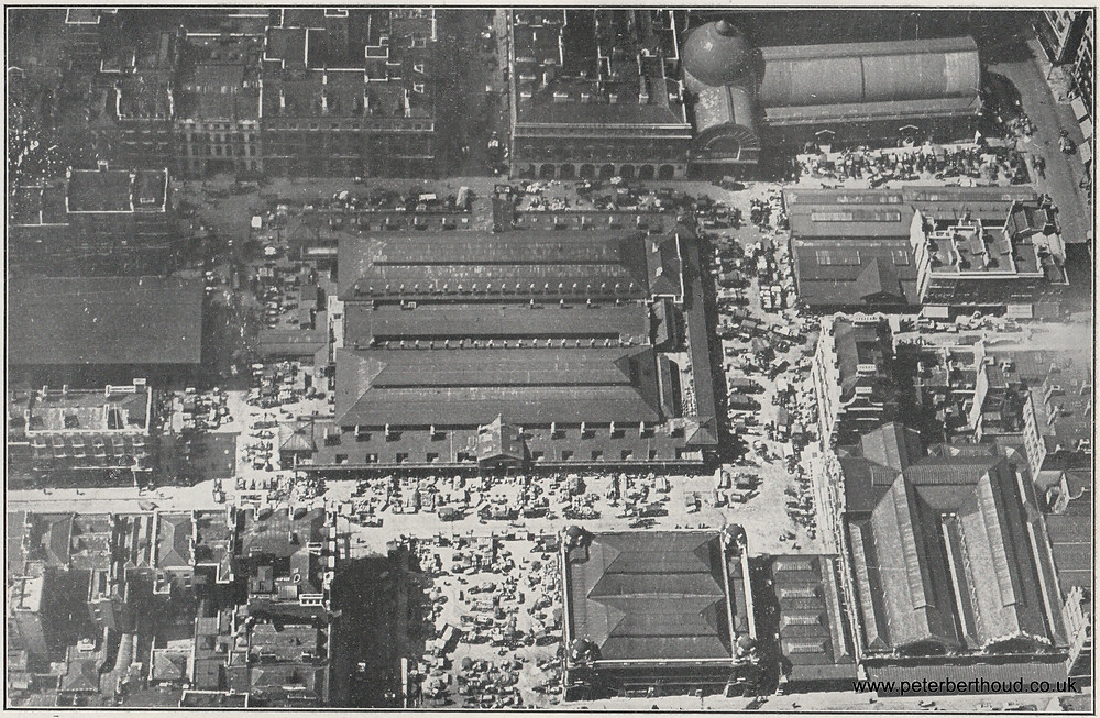 Aerial View of Covent Garden Market (1930)