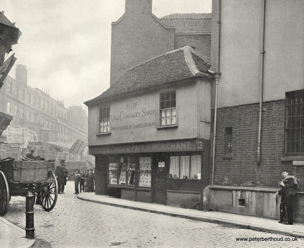 The Old Curiosity Shop, Portsmouth Street (said to have been the original of Dickens's "Old Curiosity Shop")