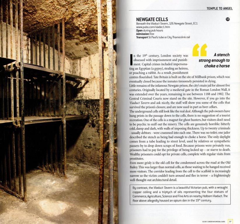 Newgate Cells from Secret London