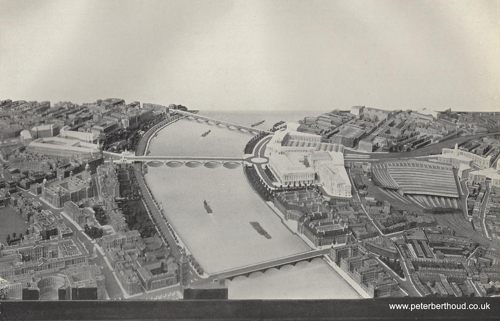 The Official Scheme, John Thorp’s Model looking from Westmister to Waterloo Bridge