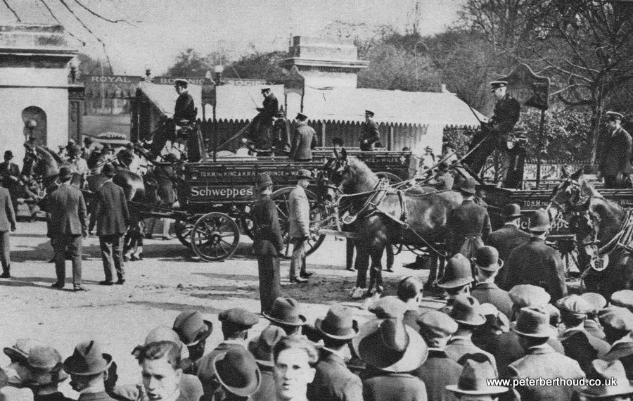 Judging at the annual Cart Horse Parade in Regent's Park - 1920s