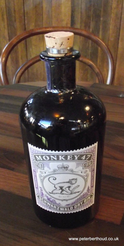 A bottle of Monkey 47