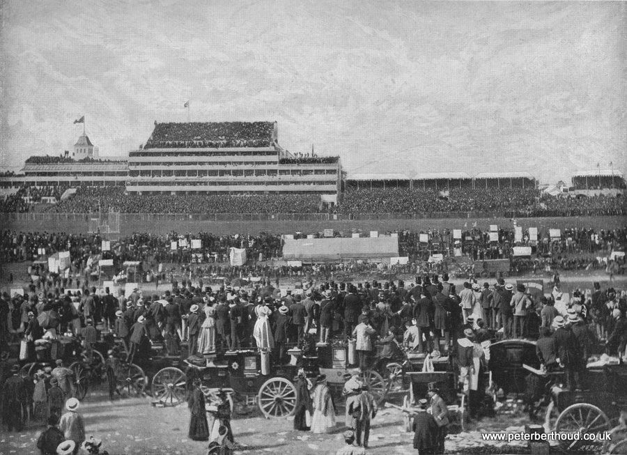 Derby Day at Epsom, circa 1896