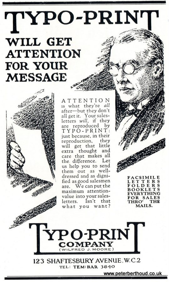 Typo-Print advertisement