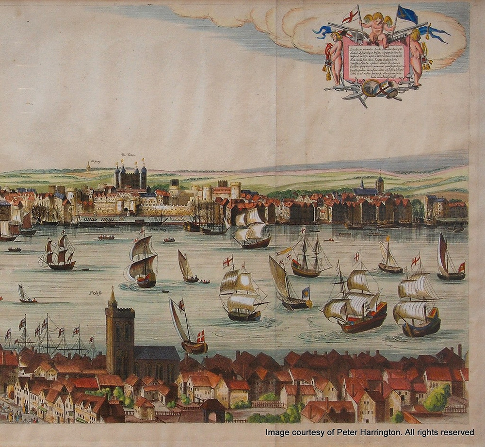 The Visscher Panorama of London, 1616. (Right)