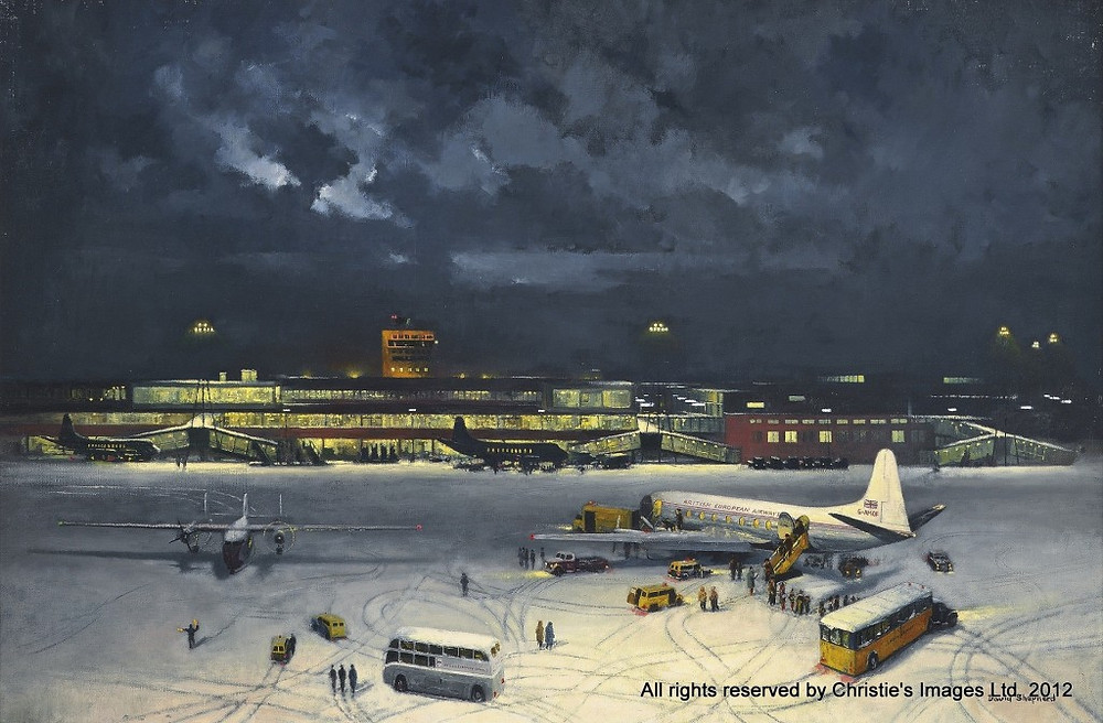 Terminal 2, Heathrow by David Shepherd (b. 1930)