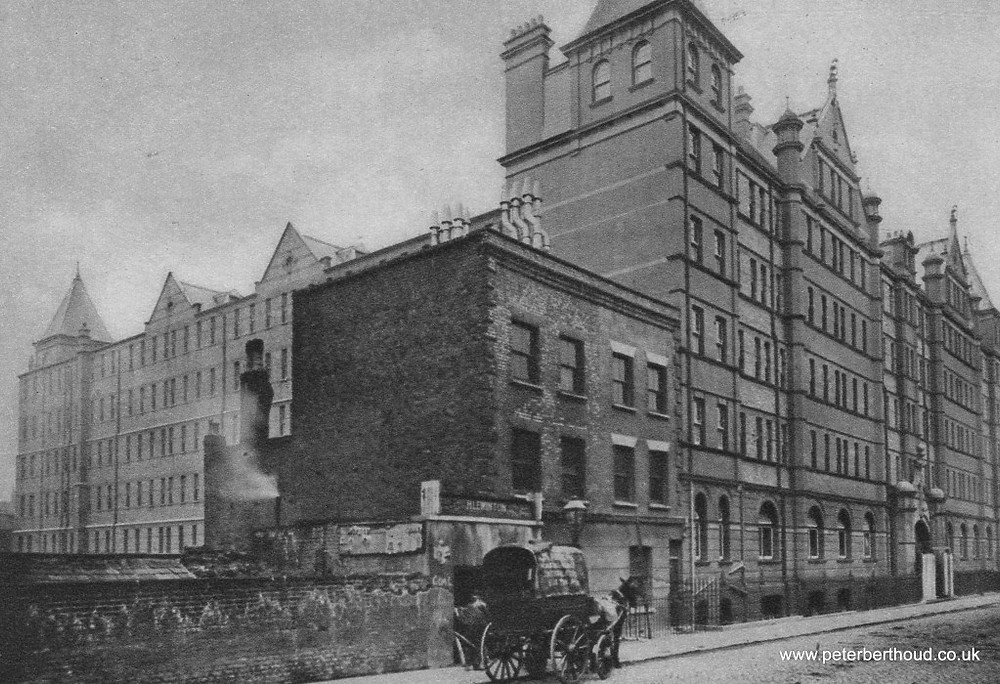 Rowton House "An Hotel for Working Men" at Arlington Road, Camden Town, mid 1930s.