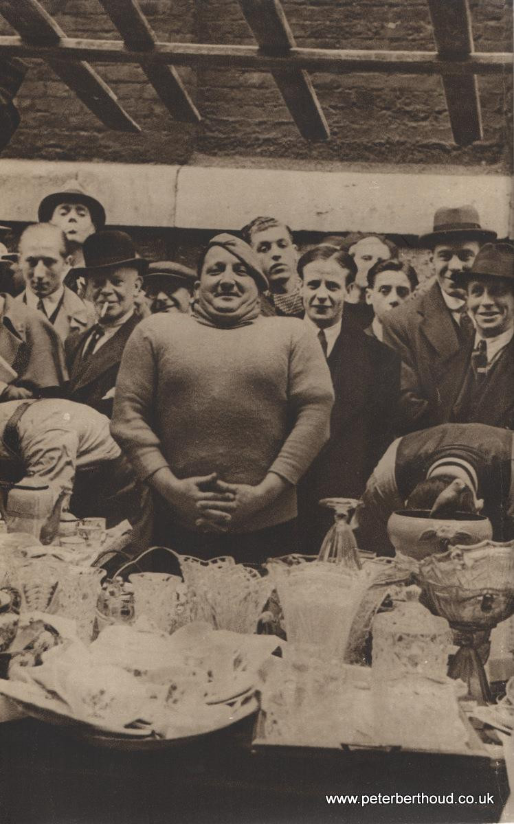 Petticoat Lane: The Glass Man's burly auctioneer