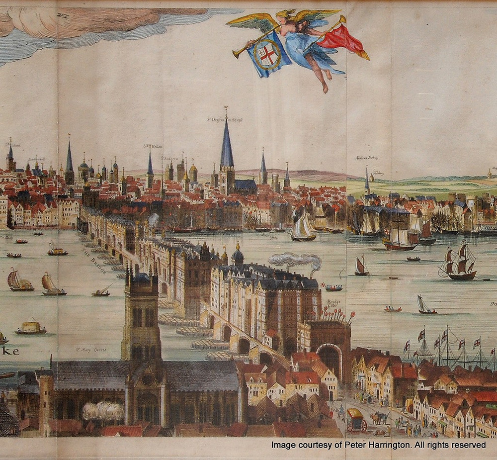 The Visscher Panorama of London, 1616. (Right Middle)