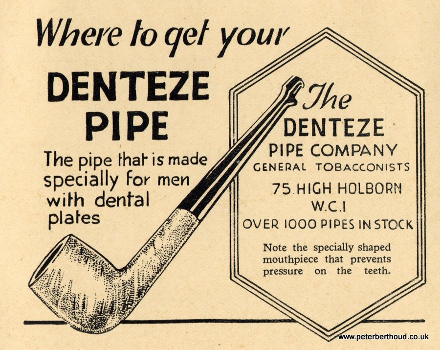 Where to get your Denteze Pipe advertisement