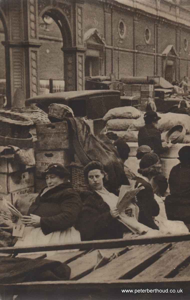 Covent Garden: A rest from shelling peas